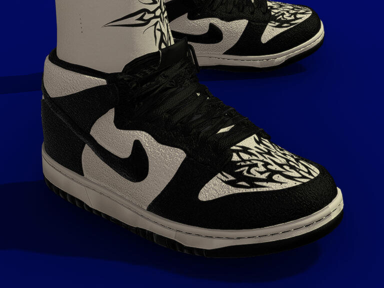 The holes are barely noticeable yet take up many thousands of traingles.