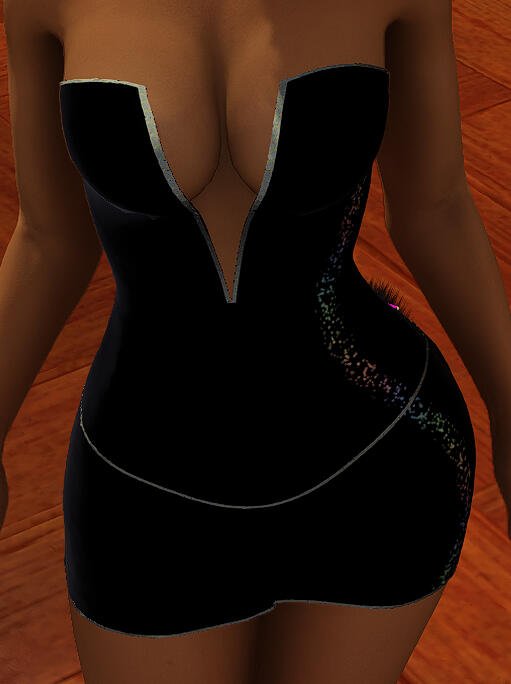 What the dress looks like in-game.