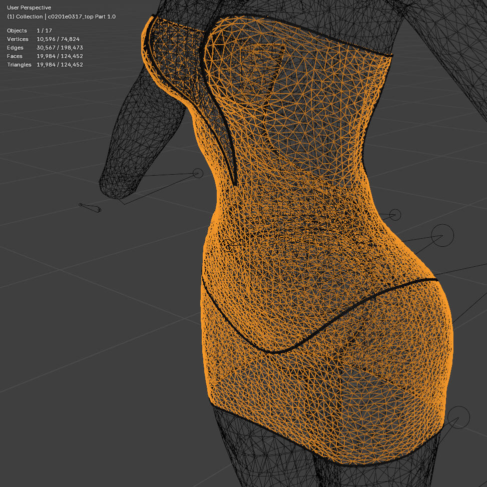 The dress is pushing the limit at 20k. Let&#39;s say we cut the dress into 4 parts, that would be 5k. The skirt above by Imeris is less than 2k.