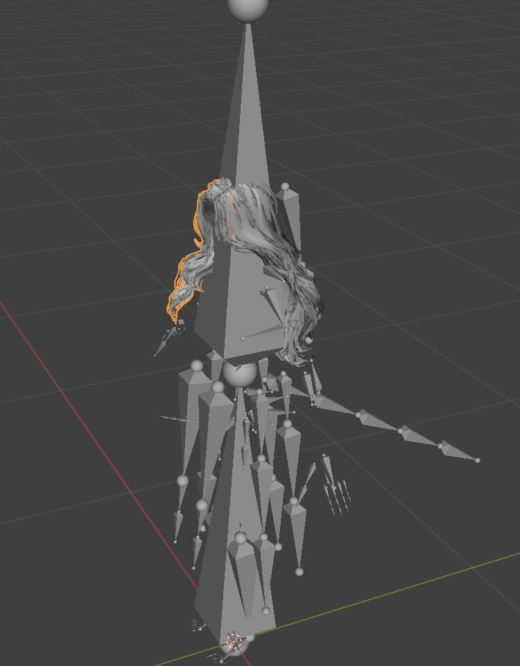 What pops up in Blender will look very different compared to what you would get if you exported an FBX file from TexTools. Notice how it put out all the IVCS bones.